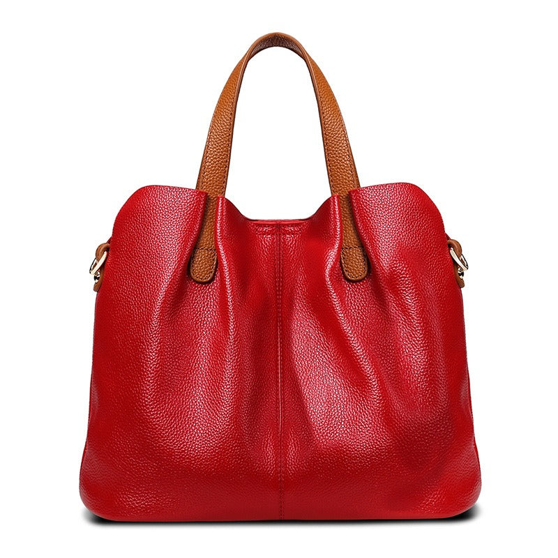 Klassisk Struktureret Shopper Taske