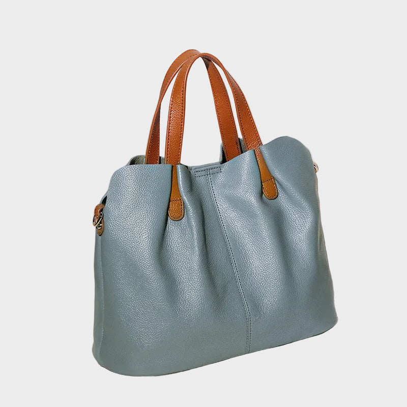Klassisk Struktureret Shopper Taske