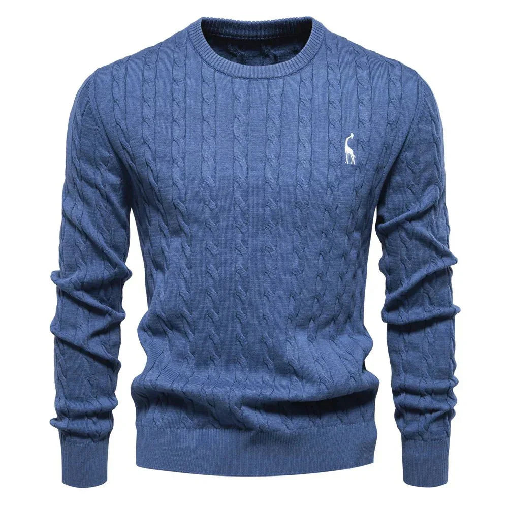 Falkner Strikkemoderne Herrepullover