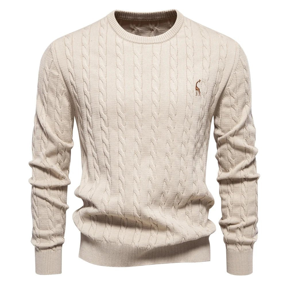 Falkner Strikkemoderne Herrepullover