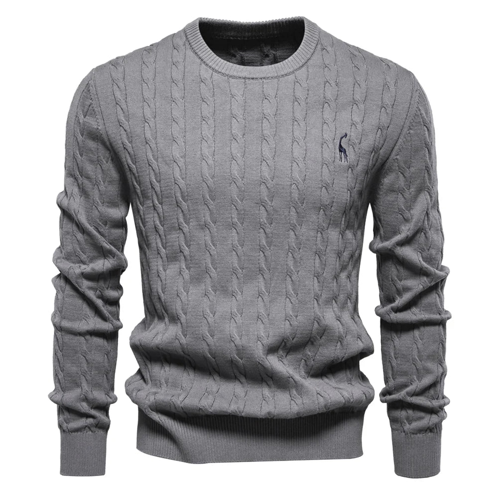 Falkner Strikkemoderne Herrepullover