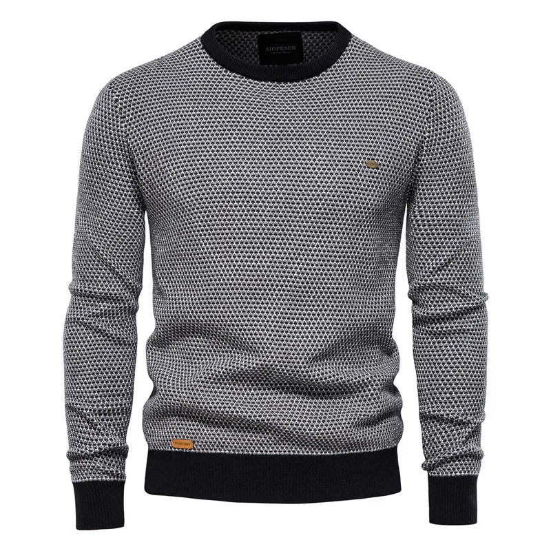Steinmann Herre sweater med rhombus mønster