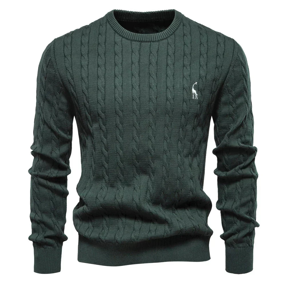 Falkner Strikkemoderne Herrepullover