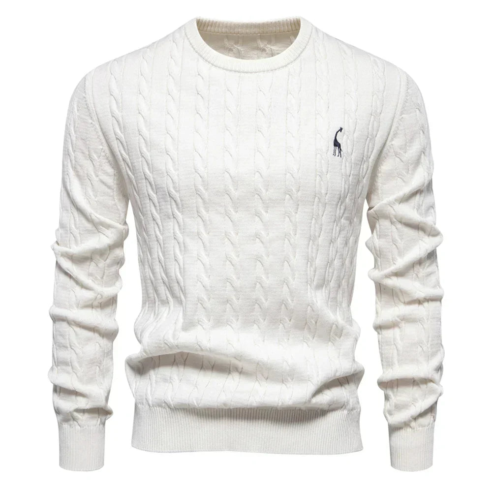 Falkner Strikkemoderne Herrepullover