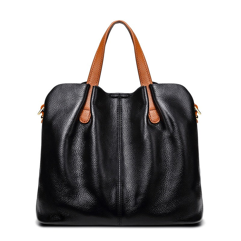 Klassisk Struktureret Shopper Taske