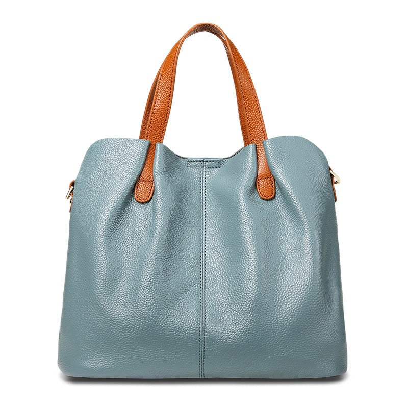 Klassisk Struktureret Shopper Taske