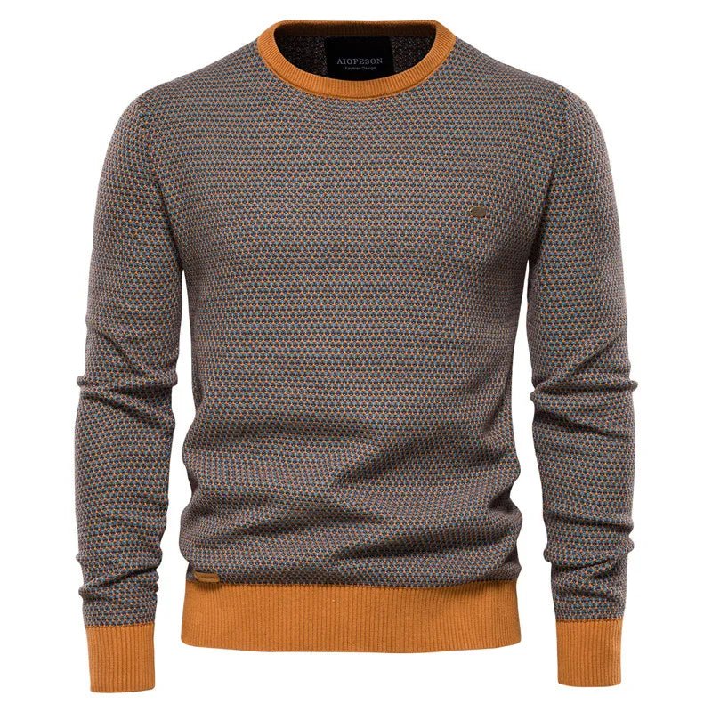 Steinmann Herre sweater med rhombus mønster