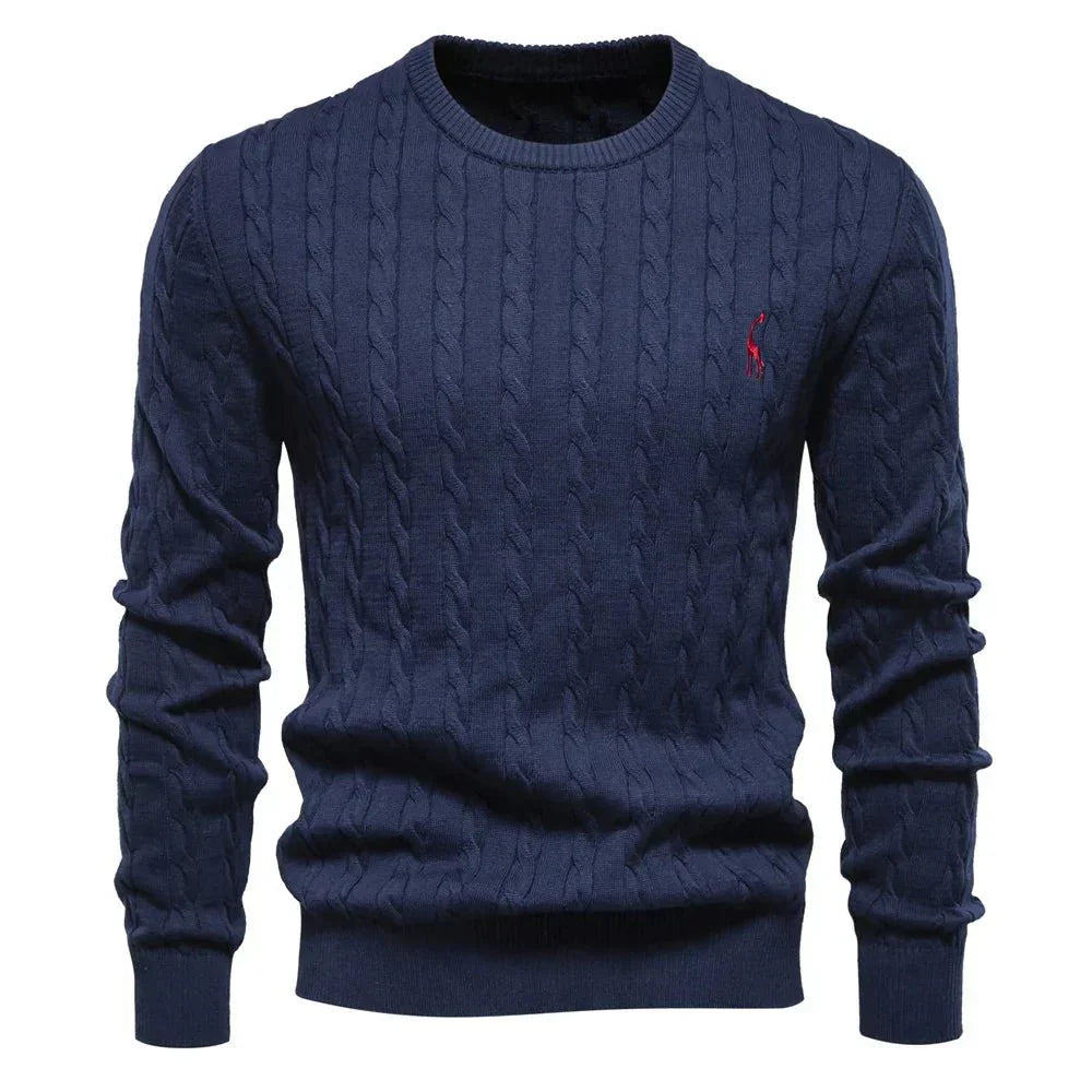 Falkner Strikkemoderne Herrepullover