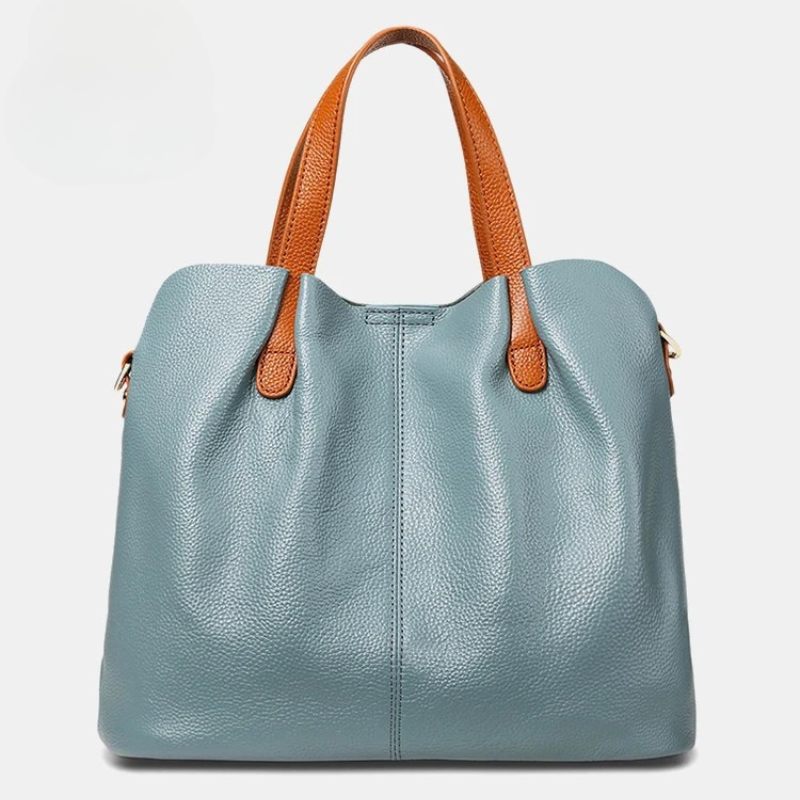 Klassisk Struktureret Shopper Taske